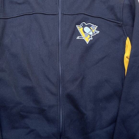 Pittsburgh Penguins NHL Official Full Zip Jacket Mens Size XL - Picture 3 of 5